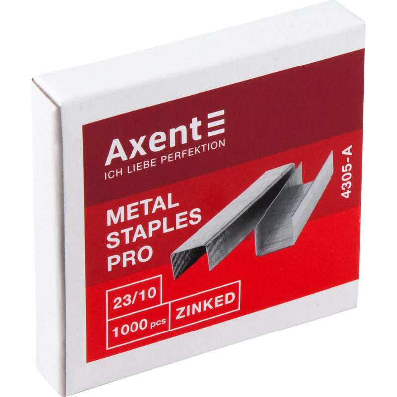 Heftklammern Axent 4305-A Nr. 23/10, 1000 Stück