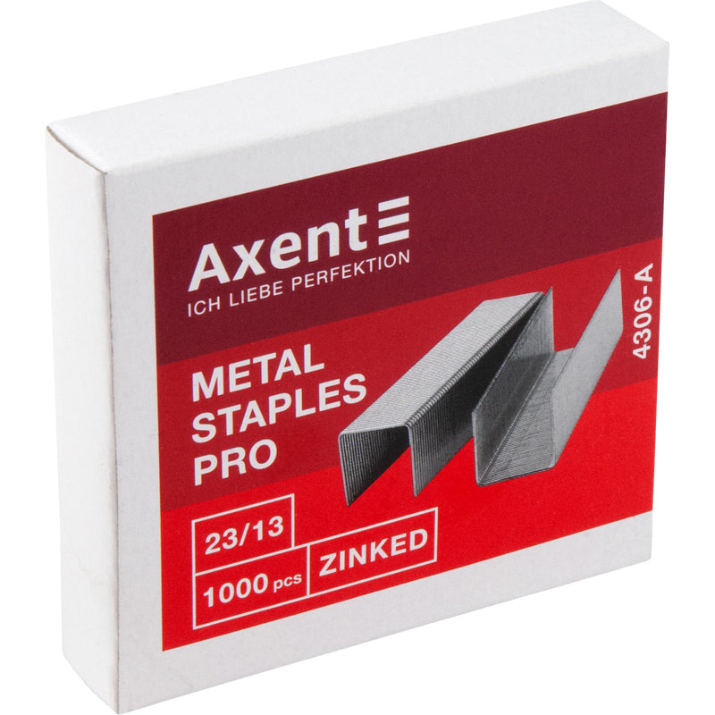 Heftklammern Axent 4306-A Nr. 23/13, 1000 Stück