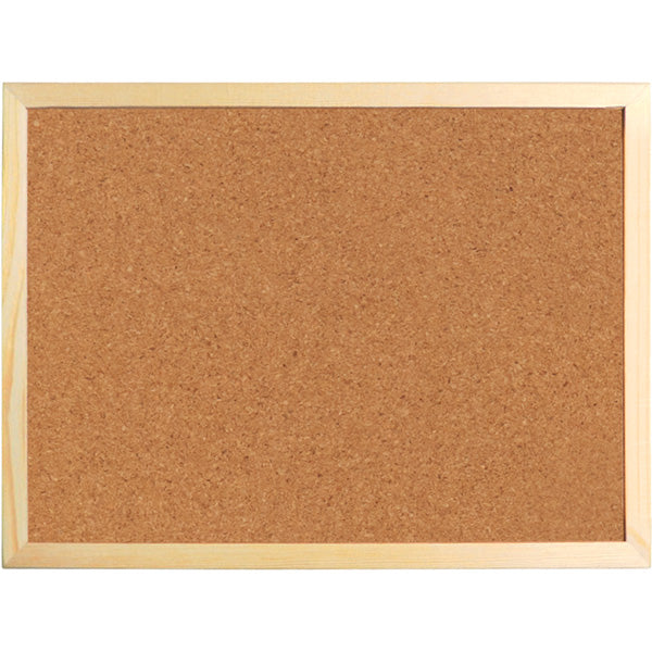 Kork-Pinntafel Axent 9602-A, 60x90 cm, mit Holzrahmen