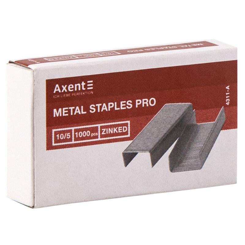 Heftklammern Axent Pro 4311-A Nr. 10/5, 1000 Stück