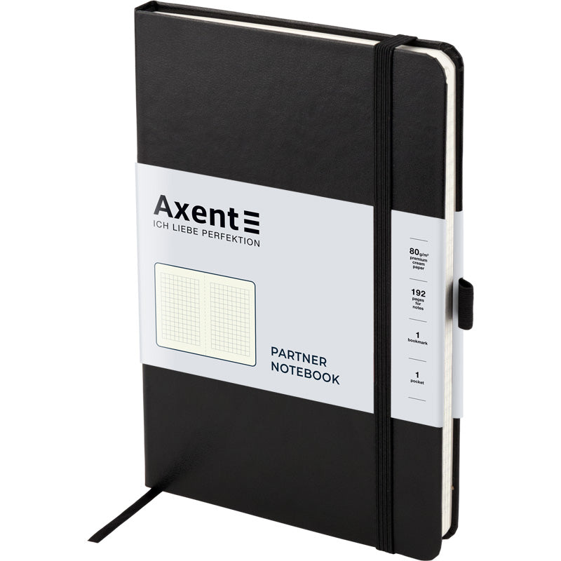 Notebook Axent 8201-A, 125*195, 96sheets, square, black