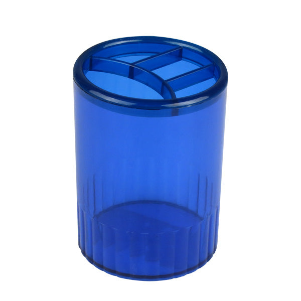 Schreibtischköcher  Delta D4009-02, 90x70 mm, 4 Fächer, blau