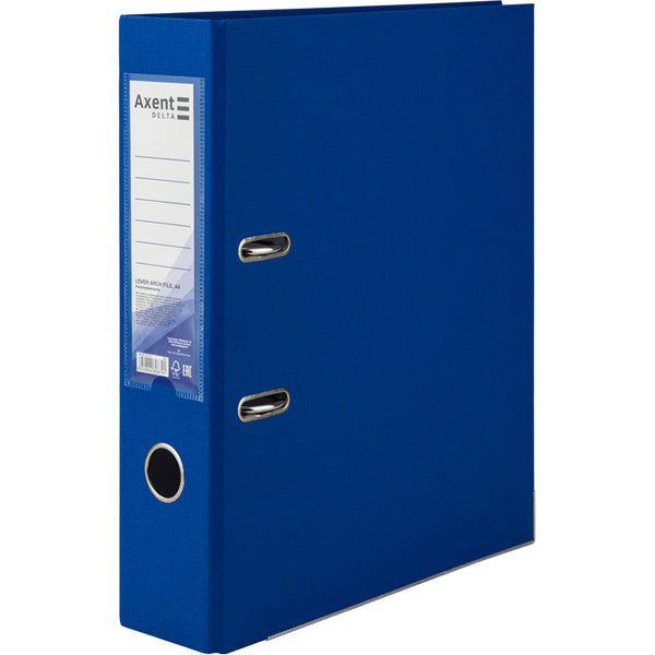 Lever-arch file Delta D1714-07P, 7,5 cm, one-sided, non-assembled, light blue