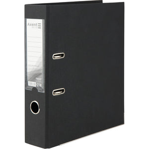 Lever-arch file Delta, 7,5 cm, double-sided, assembled, black