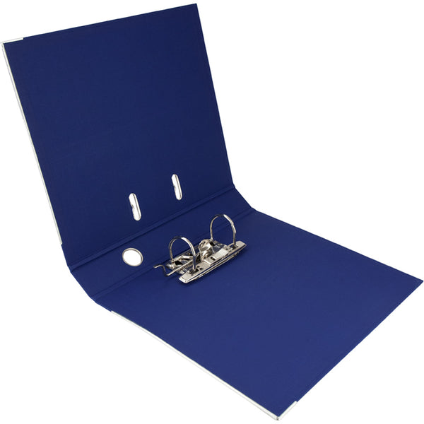 Lever-arch file Delta, 7,5 cm, double-sided, assembled, dark blue