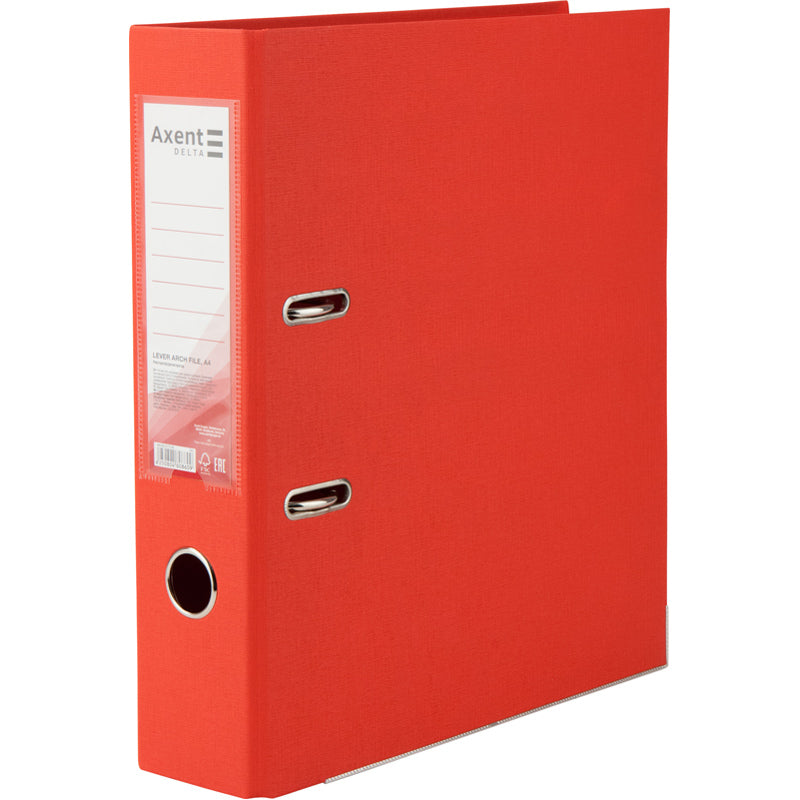 Ordner Delta D1712-06C, beidseitige, A4, 75 mm, montiert, rot