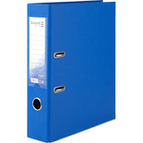Lever-arch file Delta, 7,5 cm, double-sided, assembled, blue