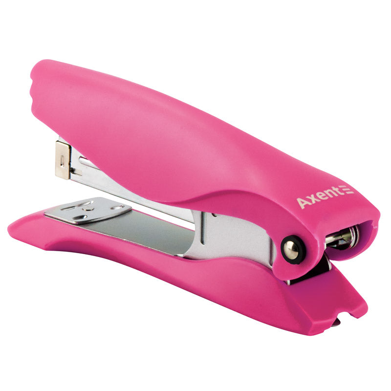Heftgerät Nr. 24/6 Axent Ultra 4805-10-A, Kunststoff, 25 Blatt, rosa