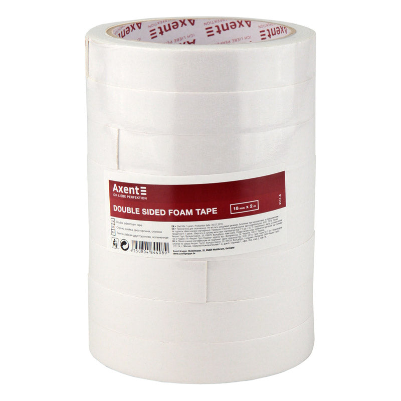 Doppelseitiges Klebeband, 18 mm x 2 m
