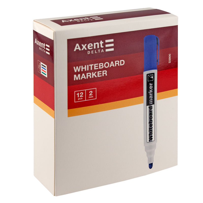 Whiteboard-Marker Delta D2800-06, 2 mm, rote Rundspitze