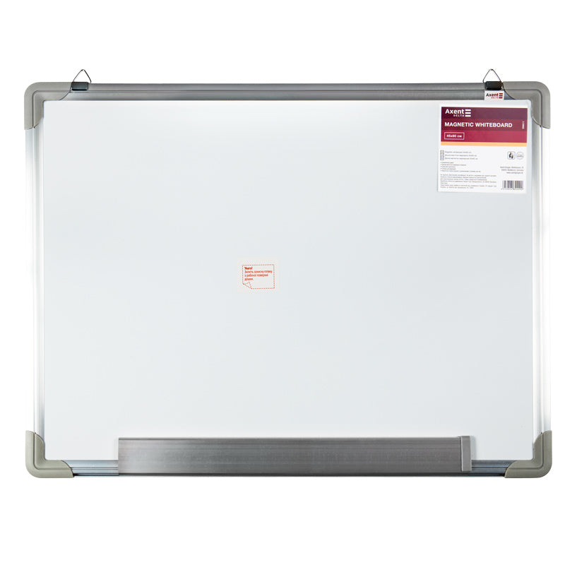Whiteboard magnethaftend Delta D9611, trocken abwischbar, 45x60 cm, Alu-Rahmen