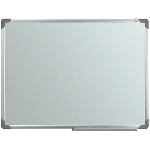 Whiteboard magnethaftend Delta D9613, trocken abwischbar, 90x120 cm, Alu-Rahmen