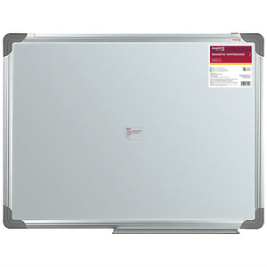 Whiteboard magnethaftend Delta D9612, trocken abwischbar, 60x90 cm, Alu-Rahmen