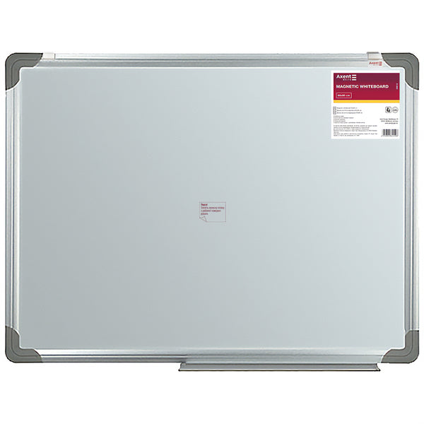 Whiteboard magnethaftend Delta D9612, trocken abwischbar, 60x90 cm, Alu-Rahmen