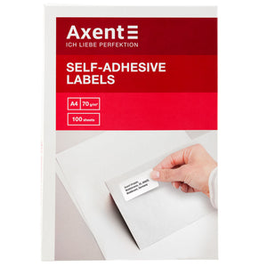 Labels with adhesive layer Axent 2471-A, 210*148,5- 2pcs/sheet