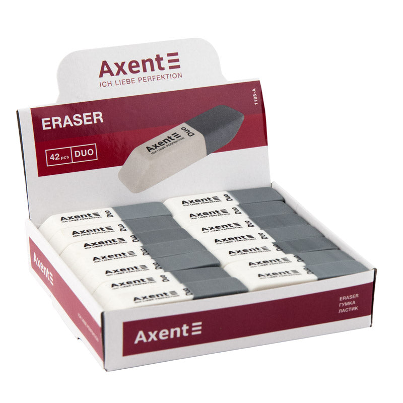 Radierer weich Axent Duo 1185-A