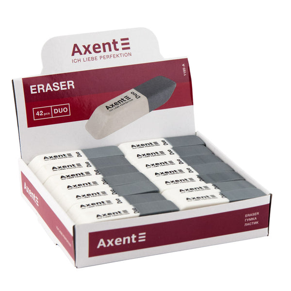 Radierer weich Axent Duo 1185-A