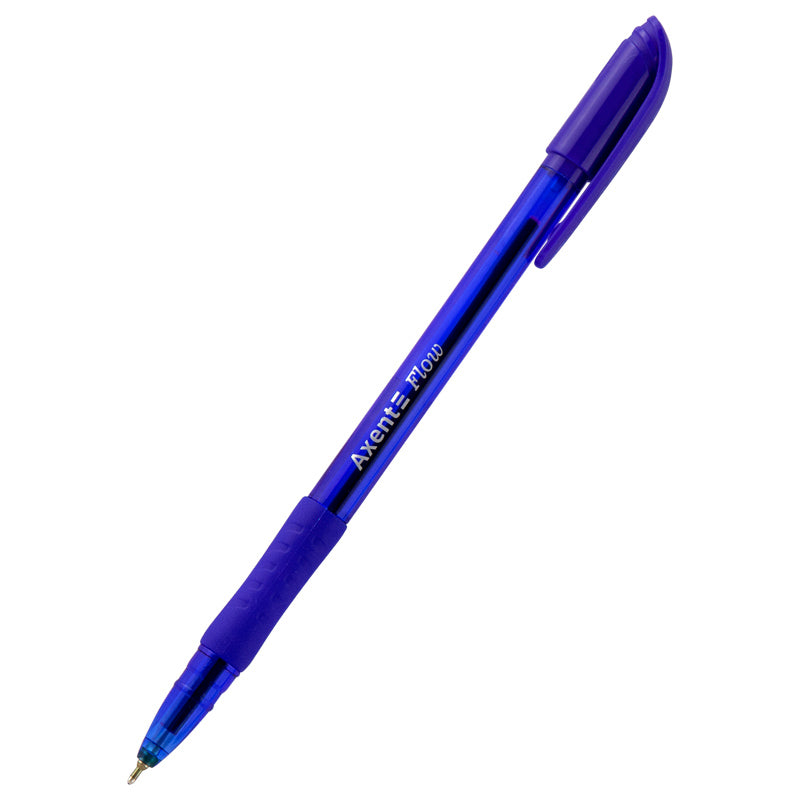 Semi-gel pen Axent Flow AB1054-A, 0.7 mm, blue - Axent Official Site