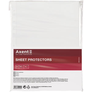Sheet protector Axent 2004-00-A, А4+, glossy, 40 mcm (100 pcs.)