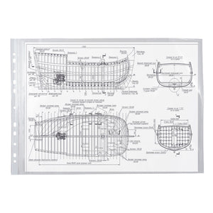 Mappe Axent 2006-00-A A3, glänzend, 40 μm, 100 Stück, horizontal