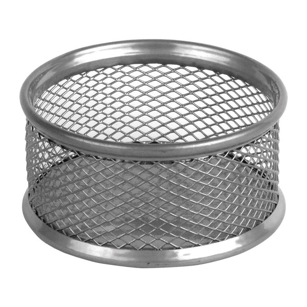 Metal staples holder, 80x80x40 mm, silver