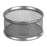 Metal staples holder, 80x80x40 mm, silver