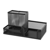 Desktop stationery organizer Axent 2116-01-A, 203x105x100 mm, black