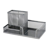 Desktop stationery organizer Axent 2116-03-A,  203x105x100 mm, silver