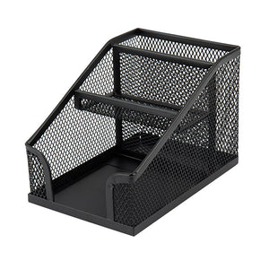 Desktop stationery organizer Axent 2118-01-A, 100x143x100 mm, black