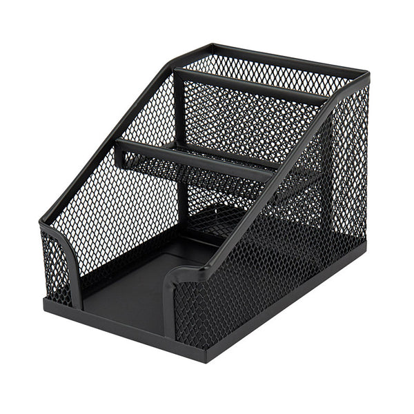 Desktop stationery organizer Axent 2118-01-A, 100x143x100 mm, black