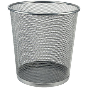 Papierkorb Axent 2119-03-A, Metallgitter, 12 l, silber