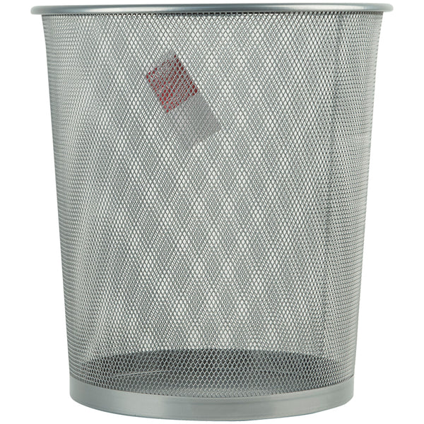 Papierkorb Axent 2119-03-A, Metallgitter, 12 l, silber