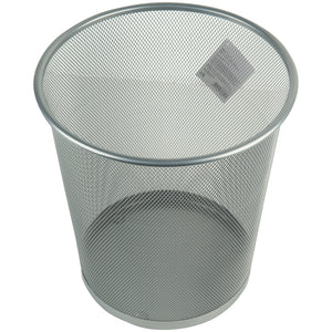 Papierkorb Axent 2119-03-A, Metallgitter, 12 l, silber