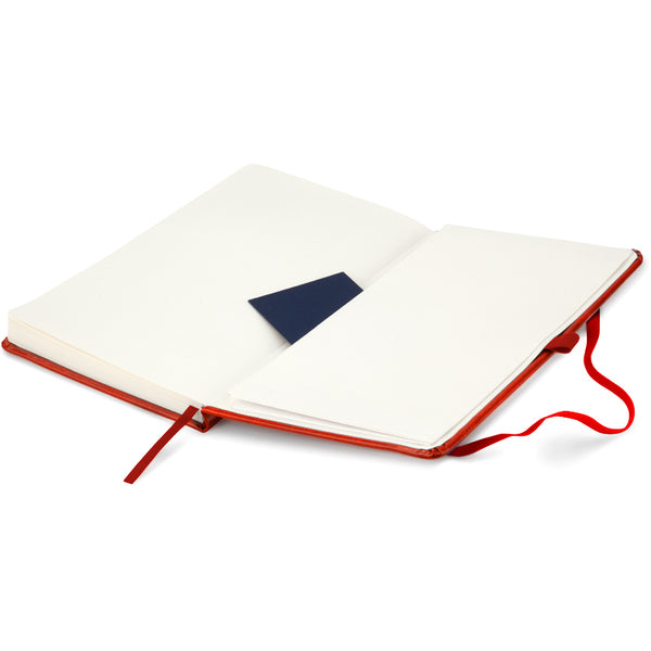 Notizbuch Axent Partner Lux 8202-06-A, A5-, 125x195 mm, 96 Blatt, kariert, harter Einband, rot
