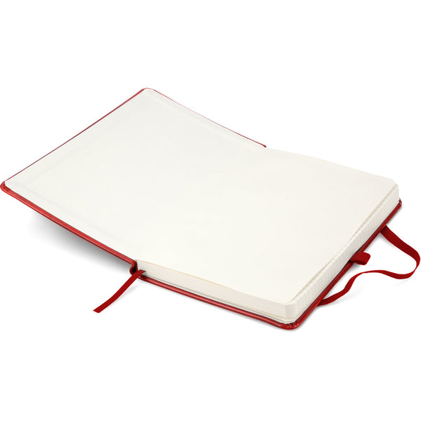 Notizbuch Axent Partner Lux 8202-06-A, A5-, 125x195 mm, 96 Blatt, kariert, harter Einband, rot