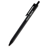 Semi-gel pen Axent Reporter AB1065-01-A, retractable, black
