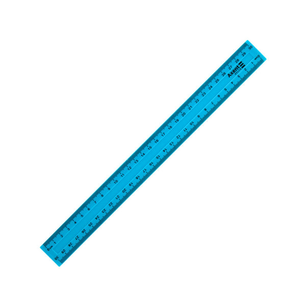 Kunststoff-Lineal Delta D9800-03, 30 cm, hellblau