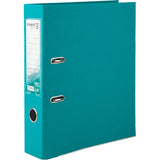 Lever-arch file Delta D1714-16P, 7,5 cm, one-sided, non-assembled, turquoise