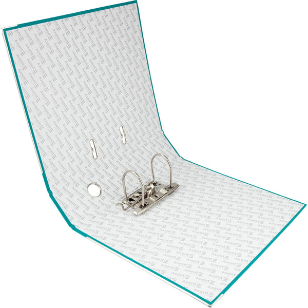 Lever-arch file Delta D1714-16P, 7,5 cm, one-sided, non-assembled, turquoise