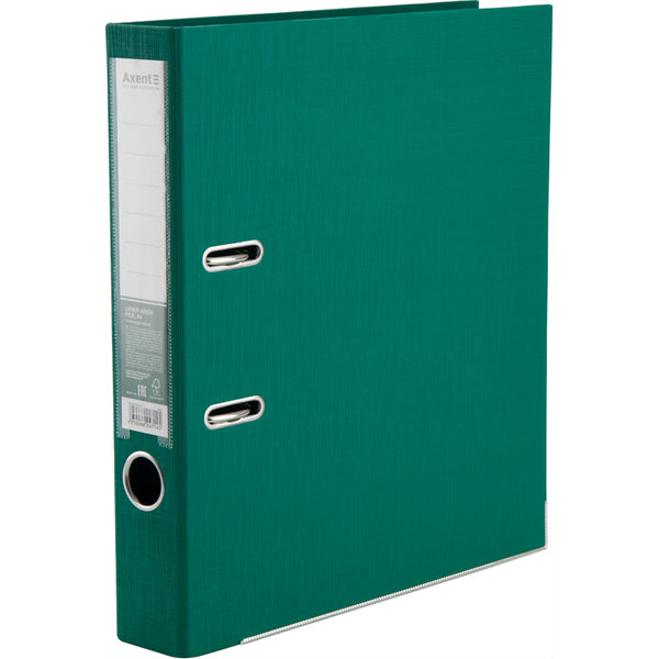 Lever-arch file Axent Prestige+ 1721-04P-A, 5 cm, double-sided, non-assembled, green