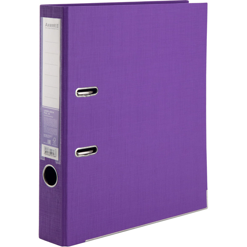 Ordner Axent Prestige+ 1721-11P-A, beidseitig, A4, 50 mm, zerlegt, violett