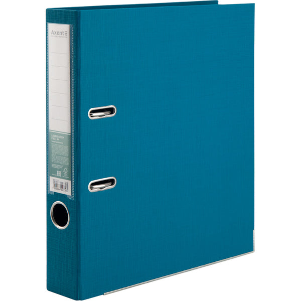 Lever-arch file Axent Prestige+ 1721-31P-A, 5 cm, double-sided, non-assembled, turquoise