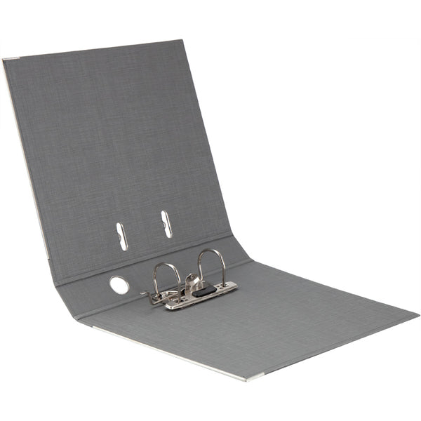 Lever-arch file Axent Prestige+ 1721-34P-A, 5 cm, double-sided, non-assembled, silver