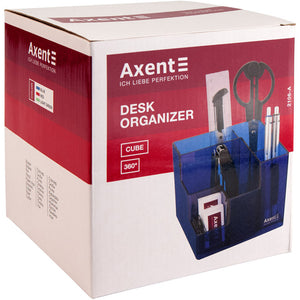 Schreibtischset Axent Cube 2106-06-A, 9 Teile, Rot