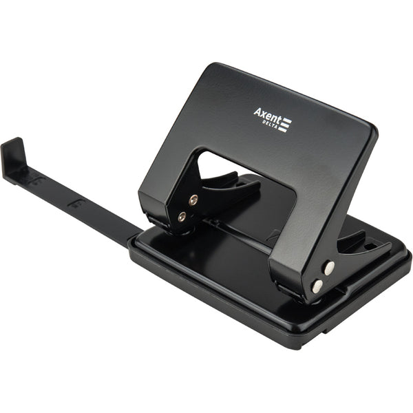 Locher Delta D3520-01, Metall, 20 Blatt, schwarz