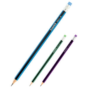 Graphitstift Axent 9006-A, mit Radiergummi, HB, 2,2 mm