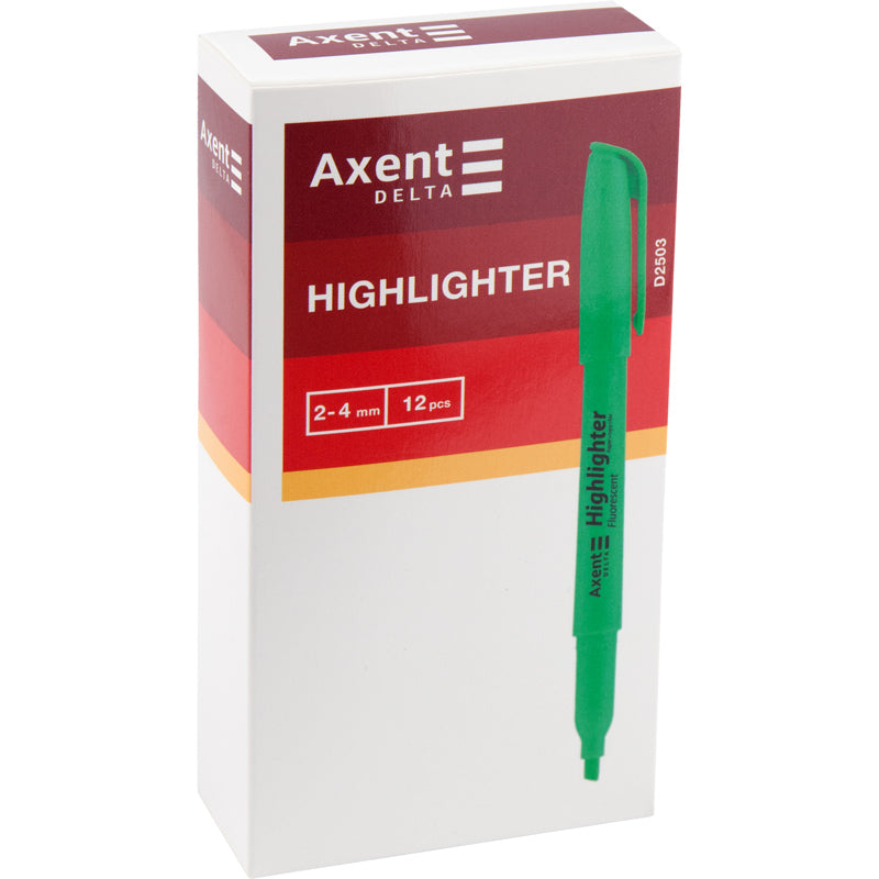 Textmarker Delta D2503-10, 2-4 mm, keilförmig, rosa