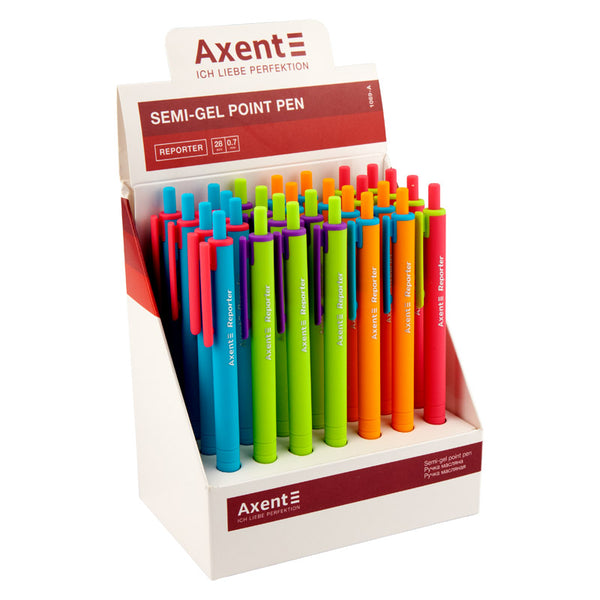 Ölstift automatisch Axent Reporter AB1069-02-A, 0,7 mm, blau