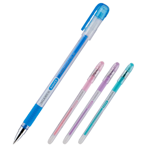 Gel pen "write-erase"Axent Student AG1071-02-A, 0,5mm, blue