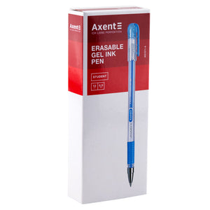 Gel pen "write-erase"Axent Student AG1071-02-A, 0,5mm, blue